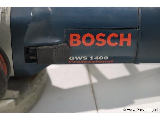 Bosch professional gws 1400 haakse slijper - afbeelding 2 van  5