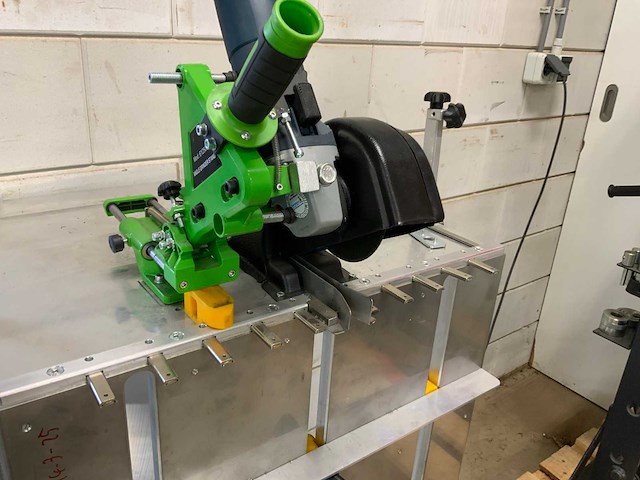 Bosch professional gws 1400 haakse slijptafel opstelling - afbeelding 2 van  8