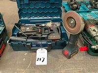 Bosch professional gws 18 v-li accu haakse slijptol en boormachine - afbeelding 1 van  3