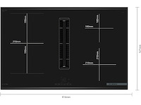 Bosch pvs895b16e inductie afzuiging - afbeelding 2 van  3