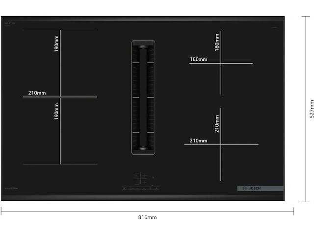 Bosch pvs895b16e inductie afzuiging - afbeelding 4 van  6