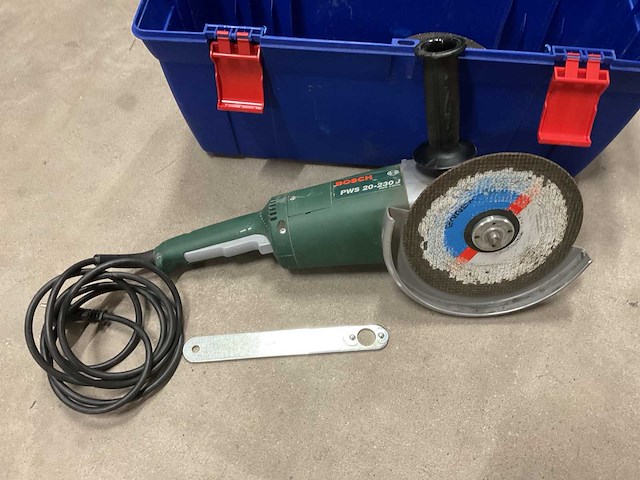Bosch pws 20-230 j haakse slijper - afbeelding 2 van  4