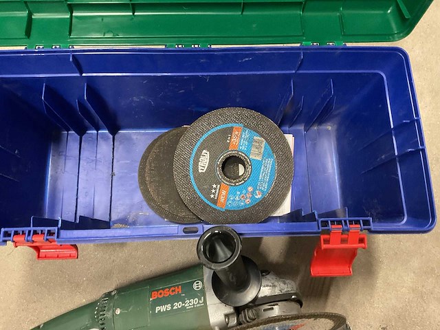 Bosch pws 20-230 j haakse slijper - afbeelding 3 van  4