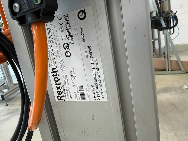 Bosch rexroth - 2018 - elektrische goederen lift - kisten heffer - afbeelding 8 van  12