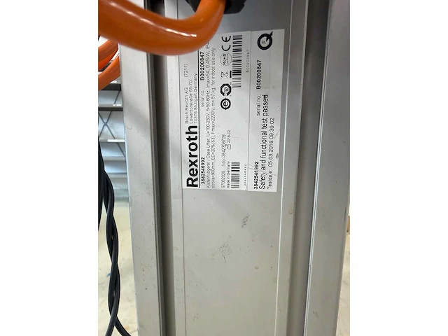 Bosch rexroth - 2018 - elektrische goederen lift - kisten heffer - afbeelding 7 van  12