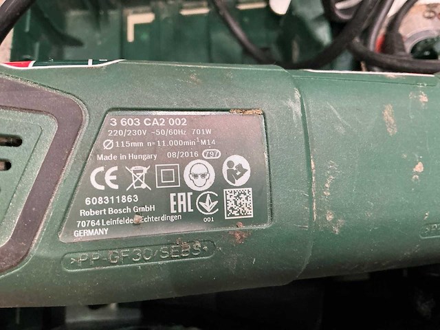 Bosch schroefmachine en haakse slijper - afbeelding 4 van  7