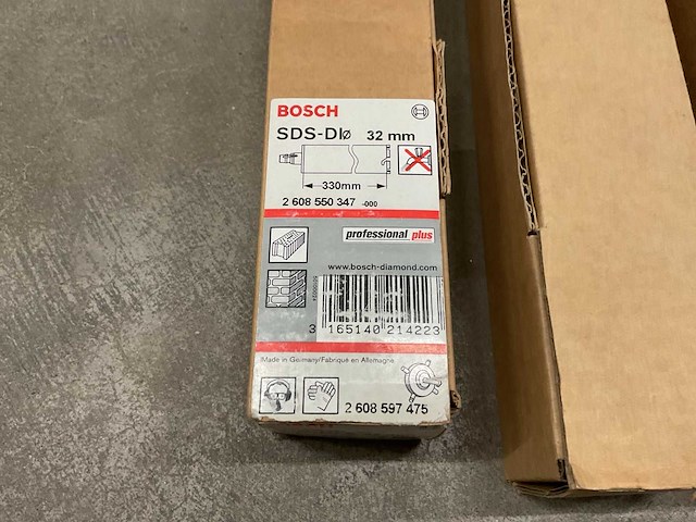 Bosch sds-di diamant droogboor (4x) - afbeelding 2 van  5