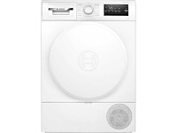 Bosch serie 4 wth83vv4, vrijstaand, voorlader, warmtepomp, wit, draaiknop, touch, rechts- duits display - afbeelding 1 van  12