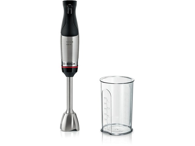 Bosch serie 6 msm6m610 staafmixer 1000 w zwart roestvrijstaal - afbeelding 1 van  4