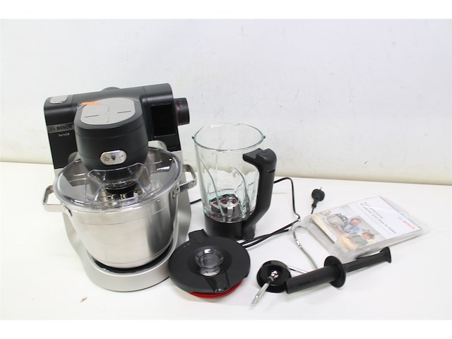 Bosch serie 6 mums6zs17 keukenmachine 1600 w 5,5 l zwart, roestvrijstaal - afbeelding 1 van  2