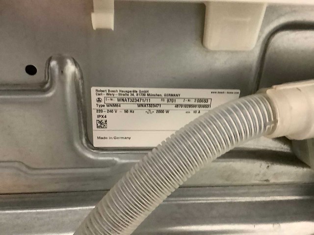 Bosch serie 6 wnat323471 wnm64 wasmachine - afbeelding 4 van  12