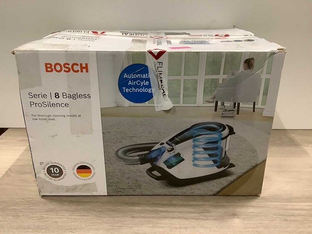 Bosch serie 8 bagless prosilence stofzuiger - afbeelding 2 van  9