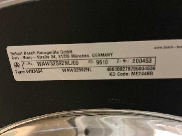 Bosch serie 8 exclusiv wasmachine - afbeelding 11 van  11