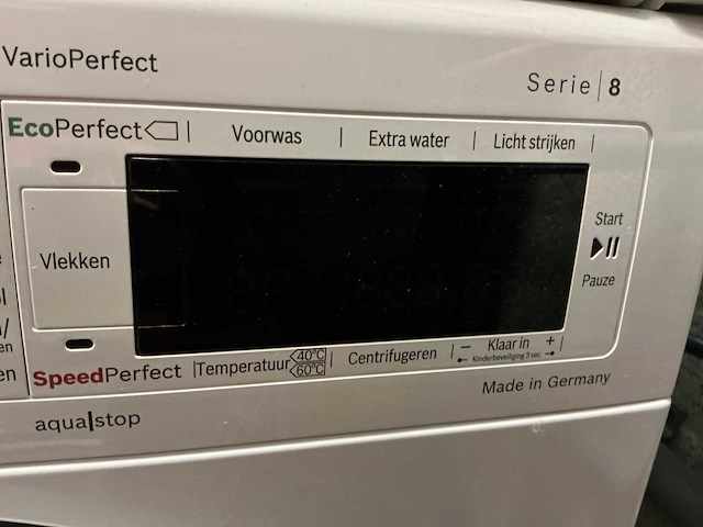 Bosch serie 8 exclusiv wasmachine - afbeelding 5 van  10