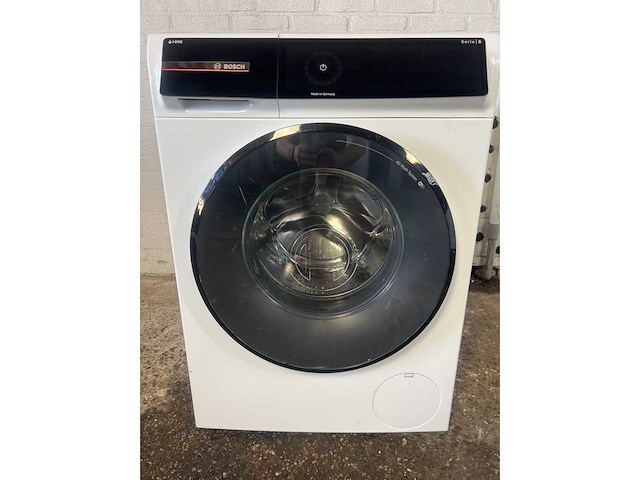 Bosch serie 8 wgb244a40 washing machine wasmachine voorlader 9 kg 1257 rpm wit - afbeelding 1 van  9