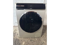 Bosch serie 8 wgb2560x0 wasmachine voorlader 10 kg 1600 rpm zilver, roestvrijstaal duits display - afbeelding 2 van  9