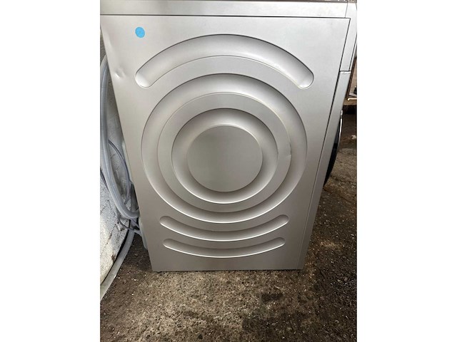 Bosch serie 8 wgb2560x0 wasmachine voorlader 10 kg 1600 rpm zilver, roestvrijstaal duits display - afbeelding 3 van  9