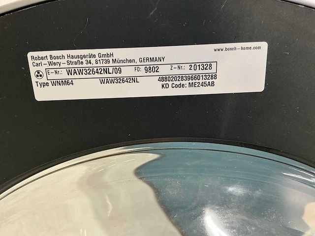 Bosch serie 8 wnm64 wasmachine - afbeelding 3 van  3