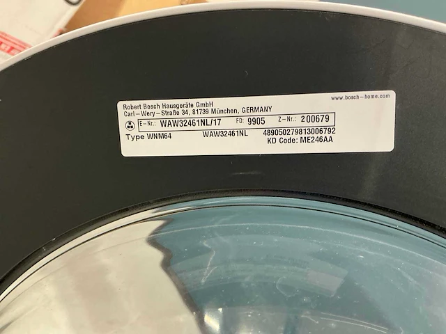 Bosch serie 8 wnm64 wasmachine - afbeelding 3 van  3