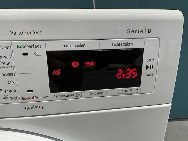 Bosch serie 8 wnm64 wasmachine - afbeelding 4 van  7