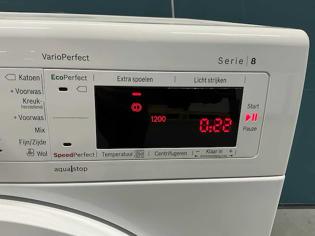 Bosch serie 8 wnm64 wasmachine - afbeelding 5 van  7