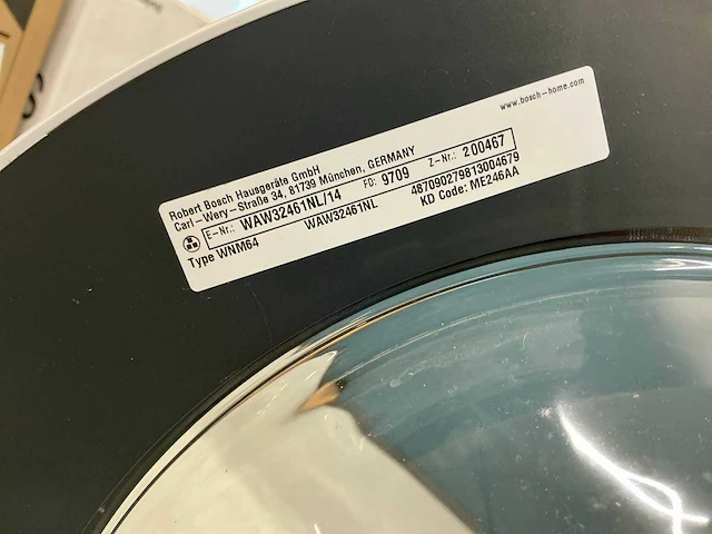 Bosch serie 8 wnm64 wasmachine - afbeelding 7 van  7
