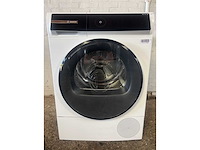 Bosch serie 8 wqb246d41 - vrijstaand - voorbelading - warmtepomp - wit - knoppen - 112 l - de display - afbeelding 1 van  7