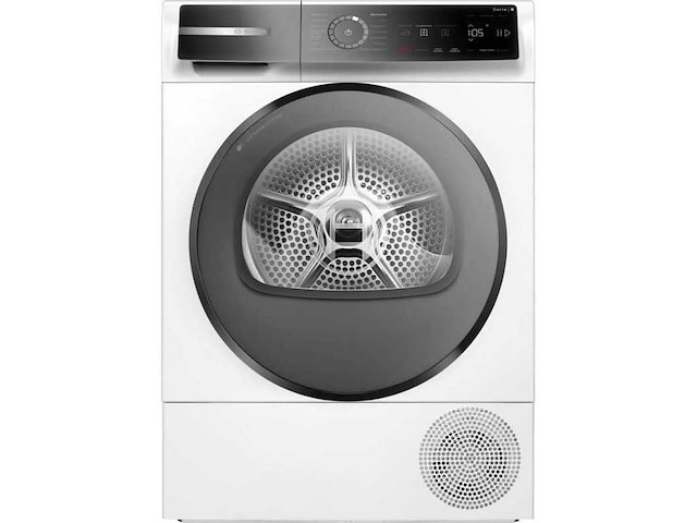 Bosch serie 8 wqb246d41 vrijstaand voorbelading warmtepomp wit knoppen 112 l duits display - afbeelding 1 van  6