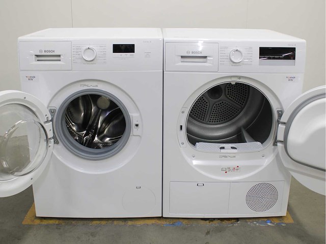 Bosch serie|2 wasmachine & bosch serie|4 wasdroger - afbeelding 2 van  8