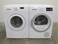 Bosch serie|2 wasmachine & bosch serie|6 selfcleaning condenser wasdroger - afbeelding 1 van  8