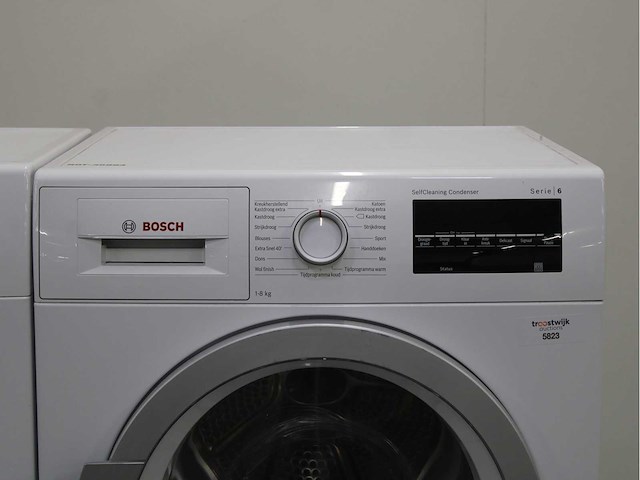 Bosch serie|2 wasmachine & bosch serie|6 selfcleaning condenser wasdroger - afbeelding 6 van  8