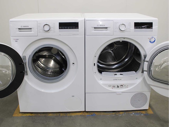 Bosch serie|4 ecosilence drive wasmachine & bosch serie|4 wasdroger - afbeelding 2 van  8