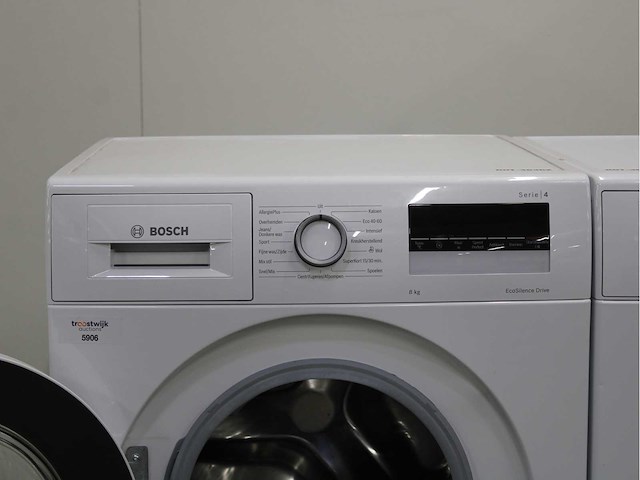Bosch serie|4 ecosilence drive wasmachine & bosch serie|4 wasdroger - afbeelding 3 van  8
