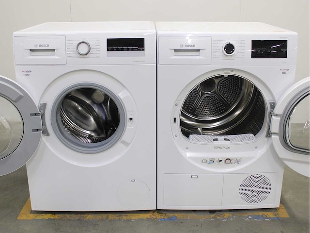 Bosch serie|4 ecosilence drive wasmachine & bosch serie|4 wasdroger - afbeelding 2 van  7
