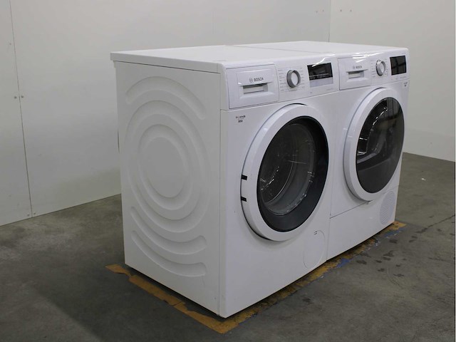 Bosch serie|4 ecosilence drive wasmachine & bosch serie|6 selfcleaning condenser wasdroger - afbeelding 4 van  8