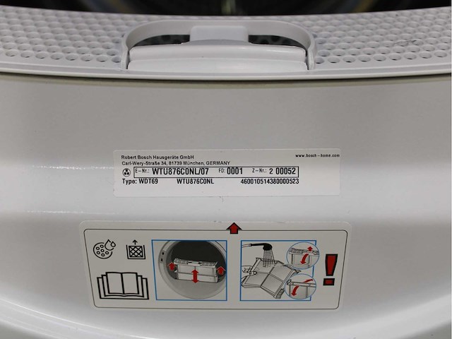 Bosch serie|4 ecosilence drive wasmachine & bosch serie|6 selfcleaning condenser wasdroger - afbeelding 8 van  8