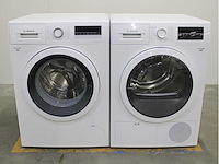 Bosch serie|4 ecosilence drive wasmachine & bosch serie|6 wasdroger - afbeelding 1 van  8