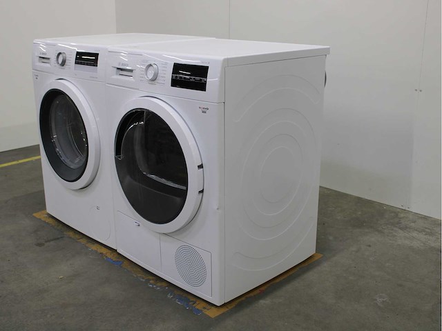 Bosch serie|4 ecosilence drive wasmachine & bosch serie|6 wasdroger - afbeelding 7 van  8