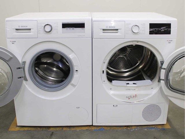 Bosch serie|4 ecosilence drive wasmachine & bosch serie|6 wasdroger - afbeelding 2 van  8
