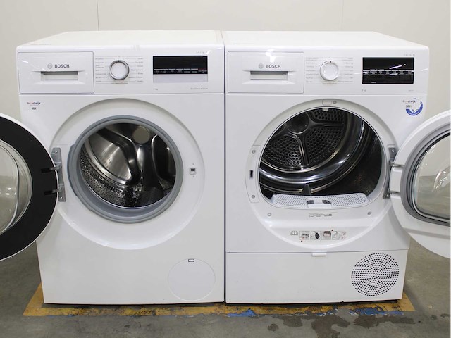 Bosch serie|4 ecosilence drive wasmachine & bosch serie|6 wasdroger - afbeelding 2 van  8