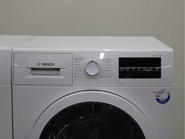 Bosch serie|4 ecosilence drive wasmachine & bosch serie|6 wasdroger - afbeelding 6 van  8