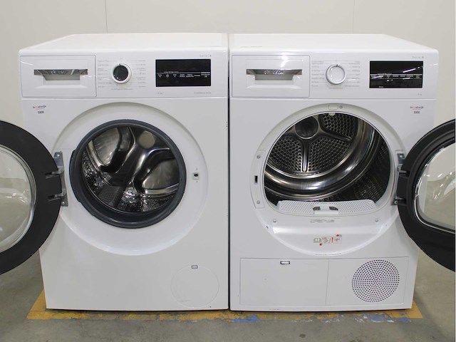 Bosch serie|4 ecosilence drive wasmachine & bosch serie|6 wasdroger - afbeelding 2 van  8