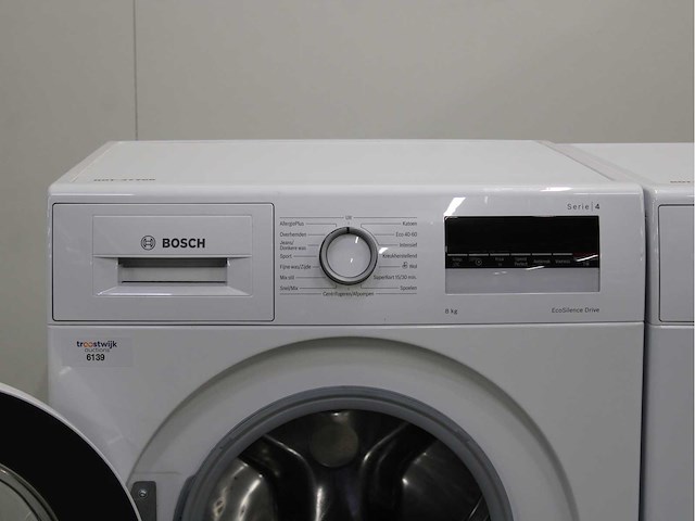 Bosch serie|4 ecosilence drive wasmachine & bosch serie|6 wasdroger - afbeelding 3 van  8