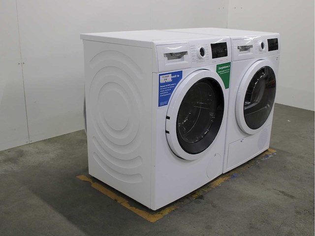 Bosch serie|4 iron assist aquastop wasmachine & bosch serie|4 wasdroger - afbeelding 4 van  8