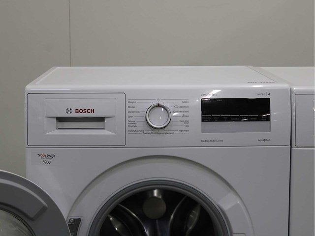 Bosch serie|4 varioperfect ecosilence drive wasmachine & bosch serie|4 wasdroger - afbeelding 3 van  8