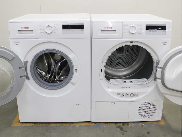 Bosch serie|4 varioperfect ecosilence drive wasmachine & bosch serie|4 wasdroger - afbeelding 2 van  8