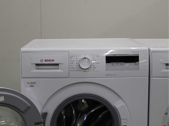 Bosch serie|4 varioperfect ecosilence drive wasmachine & bosch serie|4 wasdroger - afbeelding 3 van  8