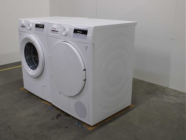 Bosch serie|4 varioperfect ecosilence drive wasmachine & bosch serie|4 wasdroger - afbeelding 7 van  8