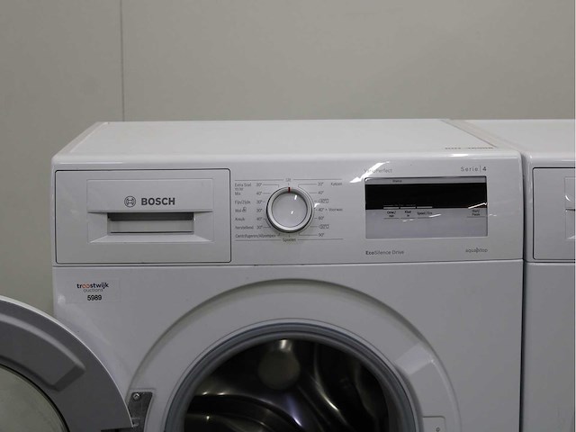 Bosch serie|4 varioperfect ecosilence drive wasmachine & bosch serie|4 wasdroger - afbeelding 3 van  8