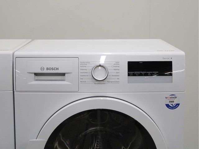 Bosch serie|4 varioperfect ecosilence drive wasmachine & bosch serie|4 wasdroger - afbeelding 6 van  8